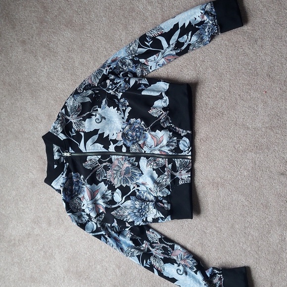 Patterned bomber jacket - Picture 2 of 2